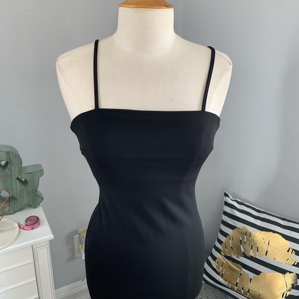 FashionNova | little black dress with longline blazer size small - Picture 8 of 11